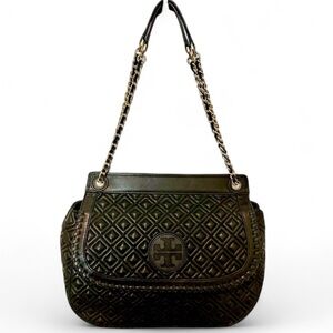 ‼️TORY BURCH CLASSIC QUILTED GENUINE LEATHER GOLD CHAIN BAG‼️SOLD OUT